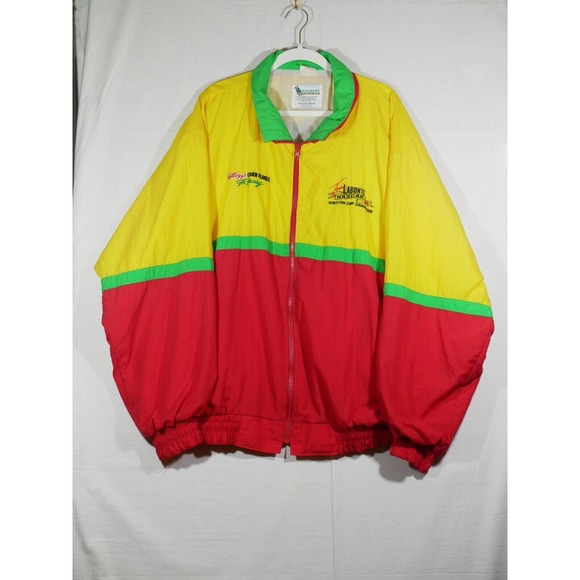 Vtg Nascar Jacket Terry Labonte 1996 Champion Hendrick Kellogg's XL Autographed